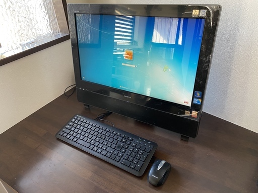 【TV視聴可】 ONKYO DE715 一体型デスクトップPC 23型　TVチューナー/ONKYOスピーカー内蔵