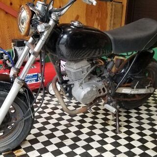 エイプ レストアベース実動書類あり ヨシムラキャブ キタコファット