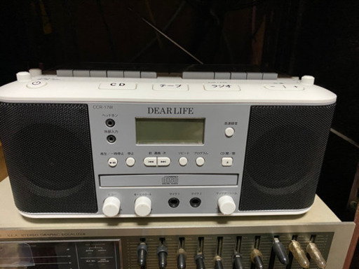 新品未使用 ダブルカセットDCラジオ  ラジカセ
