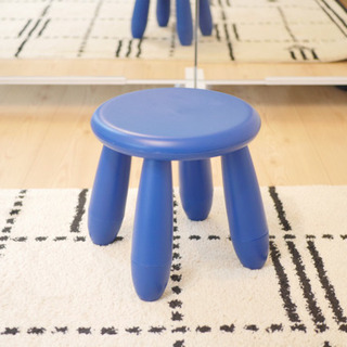 【IKEA】小さめサイズの椅子 【ブルー】