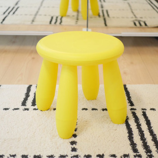 【IKEA】小さめサイズの椅子【イエロー】