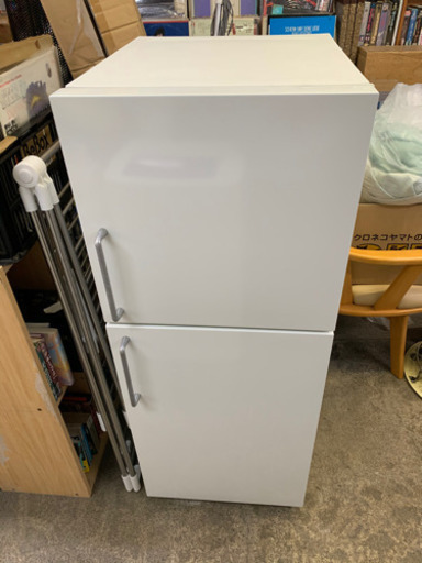 無印良品 良品計画 2ドア 冷蔵庫 137L M-R14D ホワイト シンプルデザイン