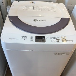 【安心6ヶ月保証付】SHARP 全自動洗濯機 ES-GE55N ...