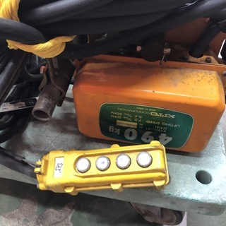 キトー 型式不明 トロリー付き電動ホイスト 490g