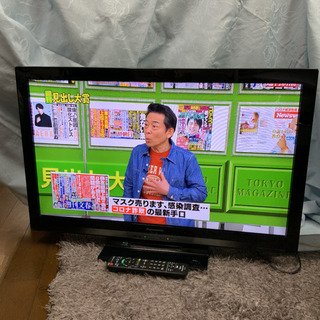 ビエラ　32型　液晶テレビ　録画対応　DVD再生　中古