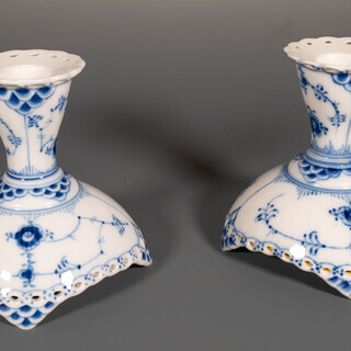 ロイヤルコペンハーゲン キャンドルスタンド 2個 1ペア 1級