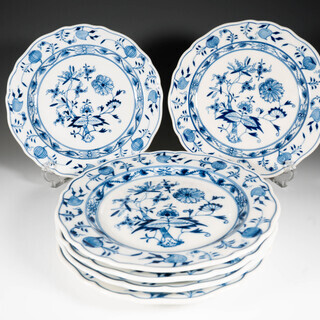 貴重】マイセン ブルーオニオンプレート！ 21.5cm 6枚セット passtheot.com