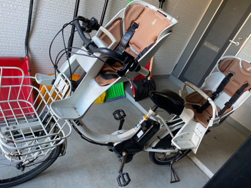 子供乗せ前後ろ付き　ブリジストンbikke