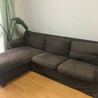 【IKEA】三人掛けソファ　※引き取りに来られる方限定