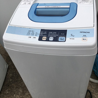 中古品　HITACHI　洗濯機　5.0kg　2012年製　NW-5MR