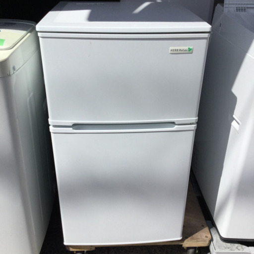 #3597 HERBRelax YRZ-C09B1 冷蔵庫 90L 2015年製