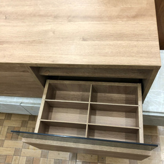 テレビ台 木目調 スライド引出し 幅149cm【展示品★美品】