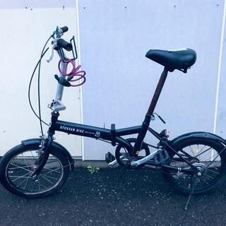 92番 SoftBank✨折り畳み自転車✨お父さんバイク‼️