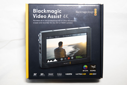 Blackmagic Video Assist 4K モニター ７インチ ブラックマジック