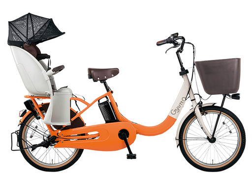 Panasonic　2020　ギュット・クルーム・EX　　電動アシスト自転車　オレンジXグレー
