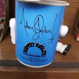 新品未使用マイケルジャクソンのパペットクーラー、小物入れ、水筒