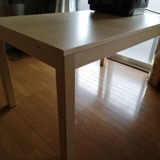  【4/22まで】IKEA/ イケア ビュースタ 伸長式テーブル