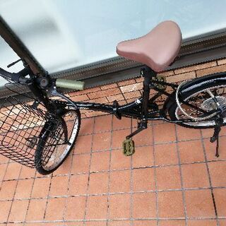 【取引完了】折りたたみ式自転車(鍵、ライト付き)