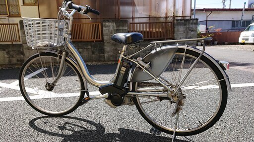 ブリジストン自動アシスト自転車 ２６インチ　譲渡証明書 有