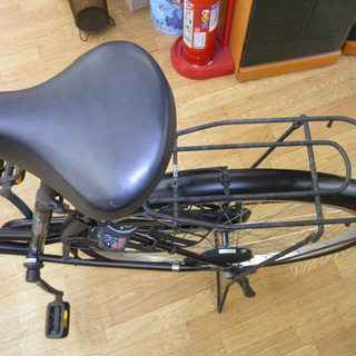 26インチ 自転車 ママチャリ 切替なし 荷台 カゴ カギ付き ブラック 札幌 豊平区 西岡店