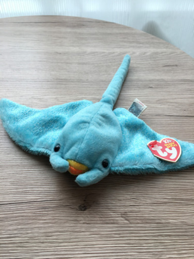 ビーニーベイビーズ10周年マンタ Sunray かほなー 町屋のおもちゃ ぬいぐるみ の中古あげます 譲ります ジモティーで不用品の処分