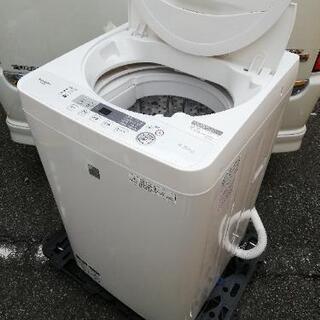 ◼️決定済◼️2018年製◼️シャープ 4.5kg全自動洗濯機 ...