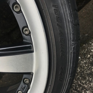 注文 取り引き成立しました。165/45r16タイヤ アルミホイール中古品