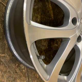 LEHRMEISTER レアマイスター 社外ホイール 18インチ 4本 7.5J5HPCD114.3+48 クラウン マークX等　(VHE48) クレジットカード QR決済可能