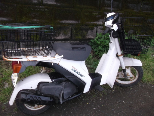 2万円 スーパーモレ 2サイクル 50cc スズキ 2スト原付（スーパー