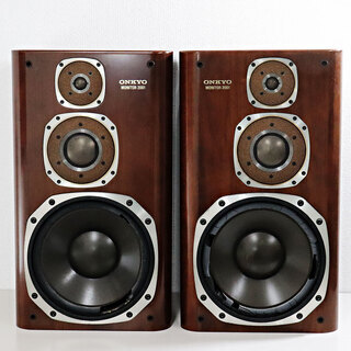CC1364】ONKYO 3WAYブックシェルフ型スピーカー Monitor2001 ペア 当時 