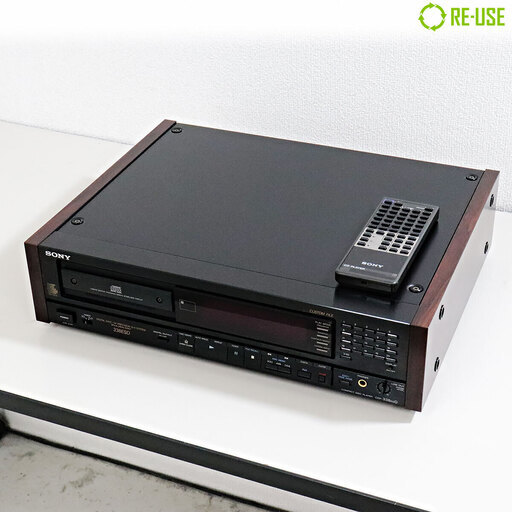 【CC1367】SONY CDプレーヤー CDP-338ESD リモコン付 当時価格￥89,800 アンティークオーディオ