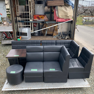 スナック、クラブ、キャバクラ用　ソファー、テーブルセット