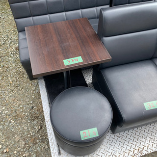 スナック、クラブ、キャバクラ用　ソファー、テーブルセット