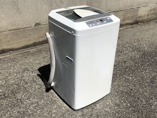 ★ 動作〇 ★ 全自動電気洗濯機 Haier JW-K42B 4.2kg 2009年製 ◆ ハイアール 幅485 x 奥行500 x 高さ870 mm