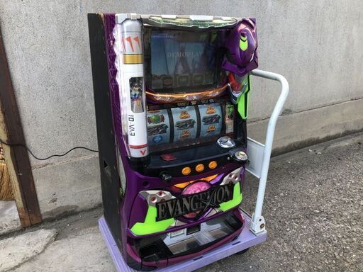 ★ パチスロ実機 ★ EVANGELION / エヴァンゲリオン ビスティ [5号機][ART] ◆ 家庭用電源OK コイン不要/ボリューム付