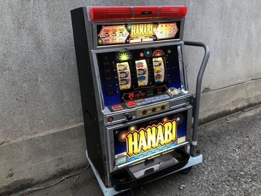 ★ パチスロ実機 ★ HANABI / ハナビ [不屈の名器][4号機][ノーマルタイプ][リプレイはずし][技術介入]◆家庭電源 コイン不要/ボリューム付