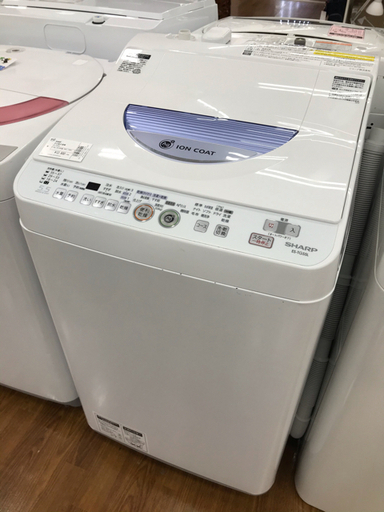 【安心の6ヶ月保障】SHARP(シャープ)　全自動洗濯機　ES-TG55L