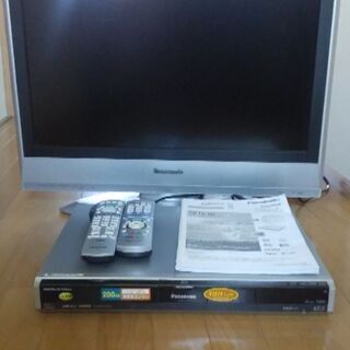 パナソニック　26型TV&DVDレコーダー
