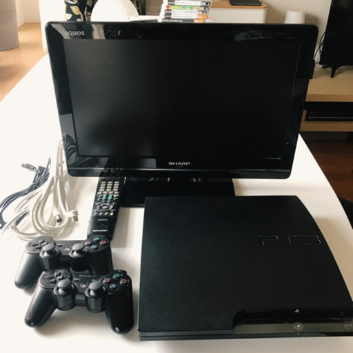 PS3 120GB AQUOS TV 19型 ソフト6本　セット