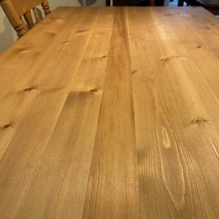 ダイニングテーブルセット テーブル チェア 5点セット ナチュラル カントリー調 中古品