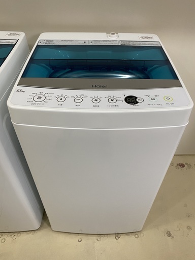 洗濯機 ハイアール Haier JW-C55A 2019年製 5.5kg 中古品