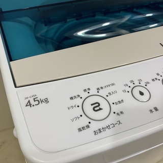 洗濯機 ハイアール Haier JW-C45A 2018年製 4.5kg 中古品