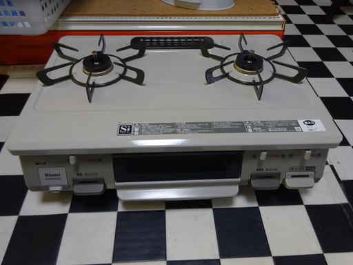 【リサイクルショップ八光　田上店　安心の3か月保証　配達・設置OK】リンナイ Rinnai KGM64BE2R　都市ガス　 [ガステーブル]　  2018年製