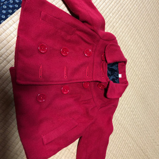 90センチ　赤色コート