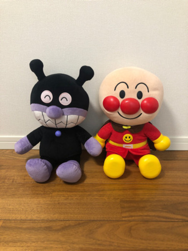 アンパンマンはじめてのおしゃべり48 バイキンマンぬいぐるみ こん 水野のおもちゃ ぬいぐるみ の中古あげます 譲ります ジモティーで不用品の処分