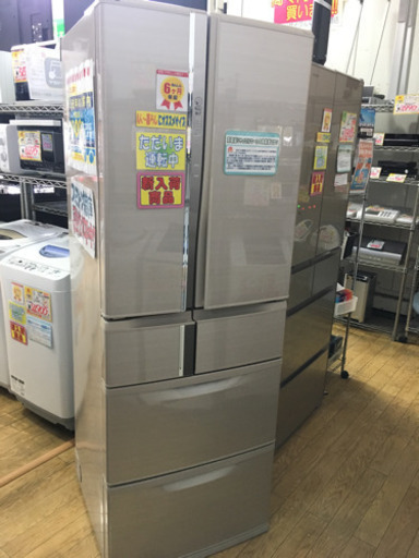 美品 2012年製 MITSUBISHI 三菱 465Lフレンチドア 冷蔵庫 MR-R47T-F 日本製