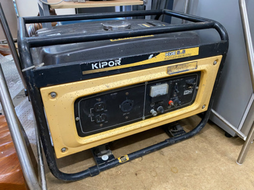 KIPOR ガソリンエンジン発電機　中古　リサイクルショップ宮崎屋20.4.1
