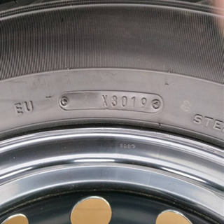 ハイエース新車外しタイヤ4本セット②（鉄ホイール組）