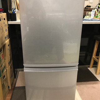 シャープ 2ドア冷蔵庫 137L 2015年製