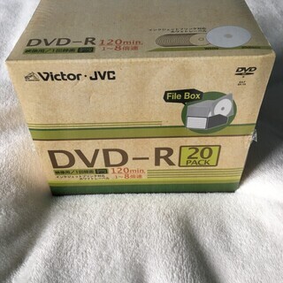 未使用 Victor 映像用 DVD-R 20枚入　インクジェッ...